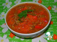 Томатный суп с чечевицей ингредиенты